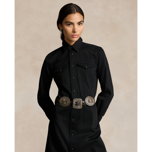 Cotton Twill Shirtdress for Women Ralph Lauren BE
