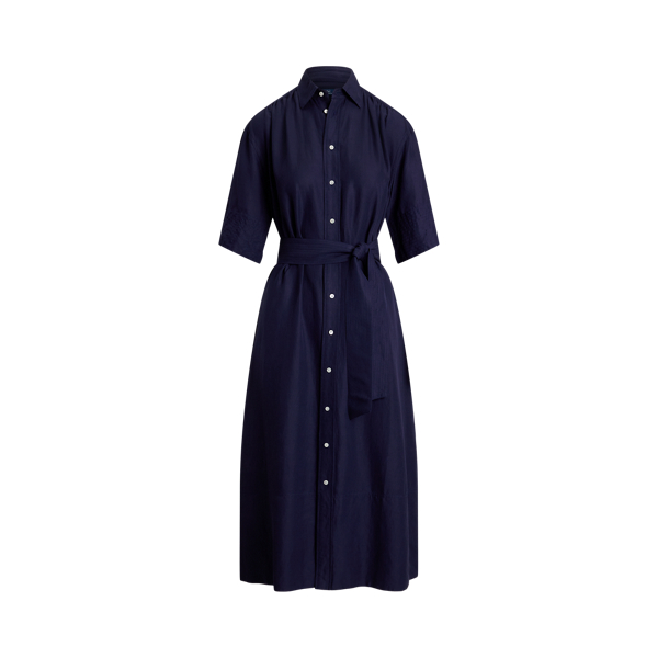 Belted Silk-Blend Shirtdress for Women | Ralph Lauren® BR