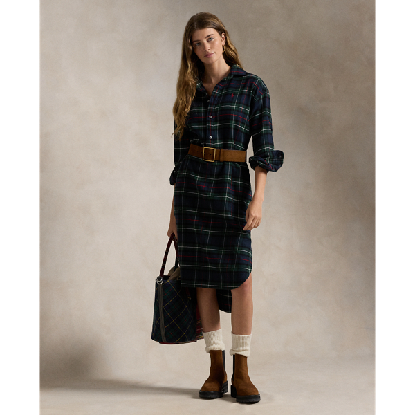 Ralph lauren plaid dress hotsell