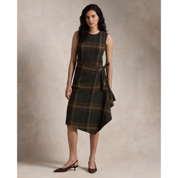 Plaid dress fall best sale