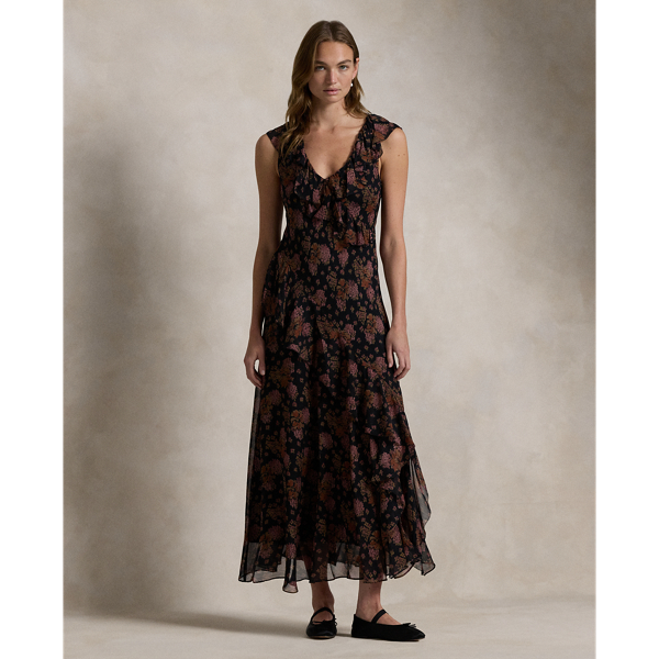 Ralph lauren lace fit and flare dress hotsell