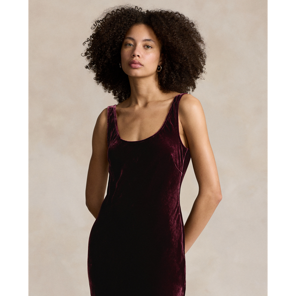 Velvet tank dress sales