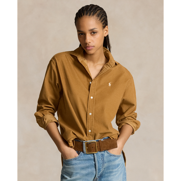 Relaxed Fit Corduroy Shirt