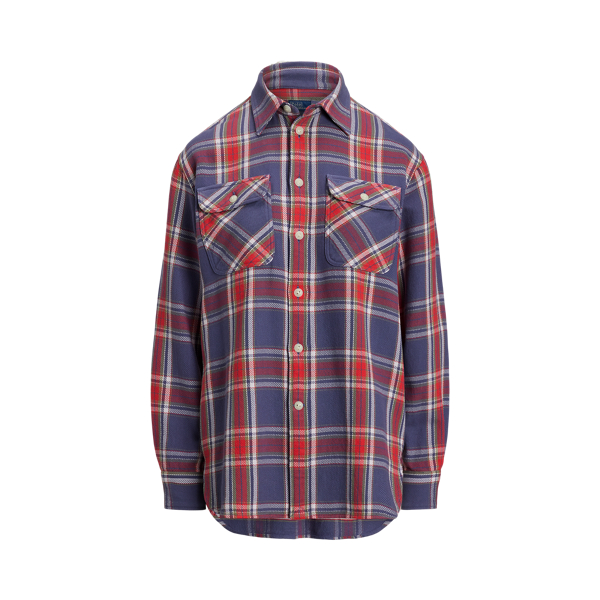 Karo-Arbeitshemd aus Baumwolltwill Polo Ralph Lauren in 1