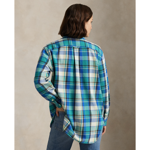 プラッド コットン ツイル ワークシャツ | ラルフ ローレン公式