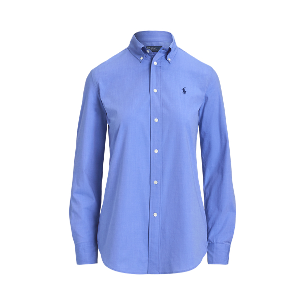 Ralph lauren blue shirt slim fit hotsell