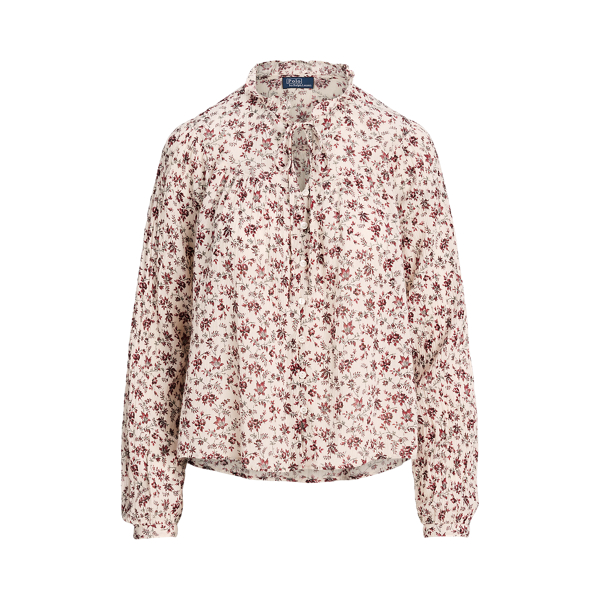 Floral Cotton Popover Top Polo Ralph Lauren 1
