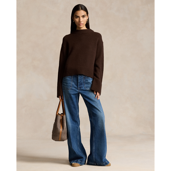 Cedar Heather Cashmere Mockneck Sweater Polo Ralph Lauren 4