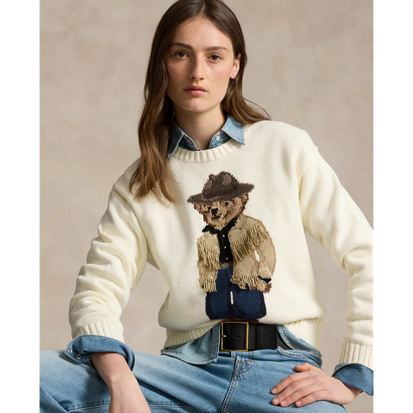 Beige ralph lauren jumper hotsell