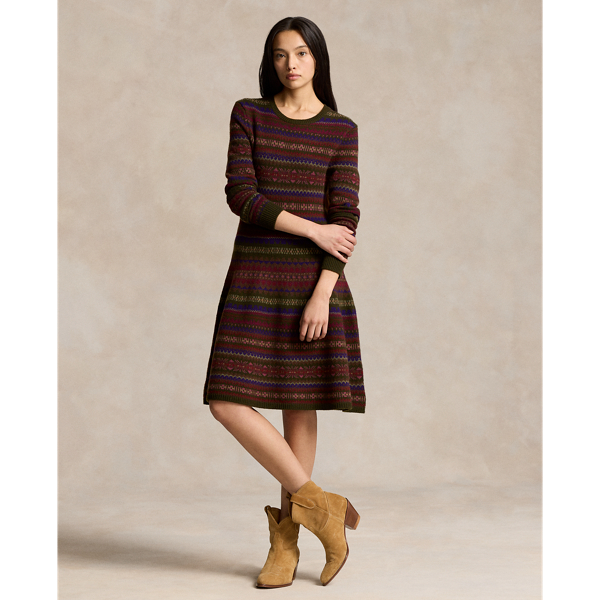 Fair isle sweater dress hotsell