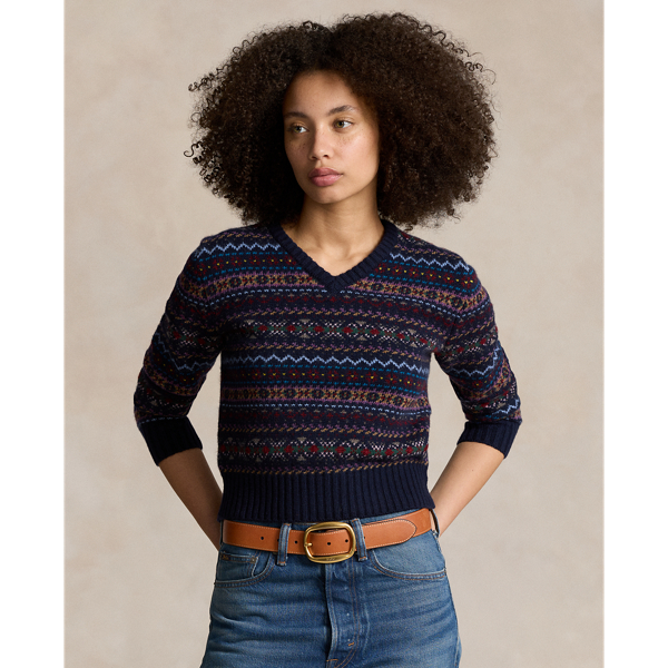 Fair Isle Wool-Blend Sweater 