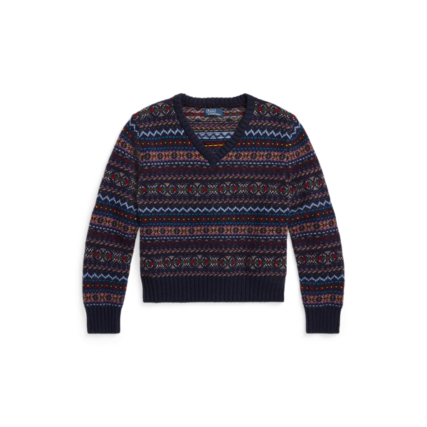 Fair Isle Wool Blend Sweater