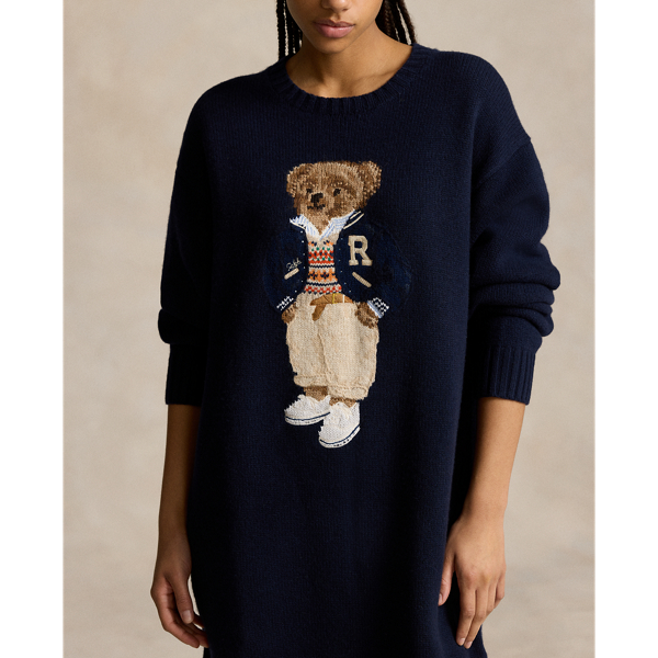 Ralph lauren womens teddy bear jumper deals