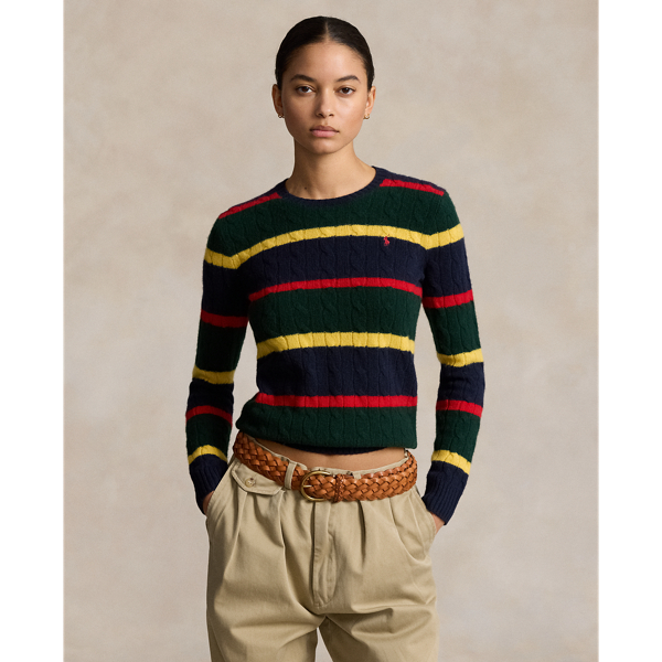 Ralph lauren striped jumper on sale