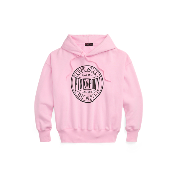 Pink Pony Logo Fleece Hoodie