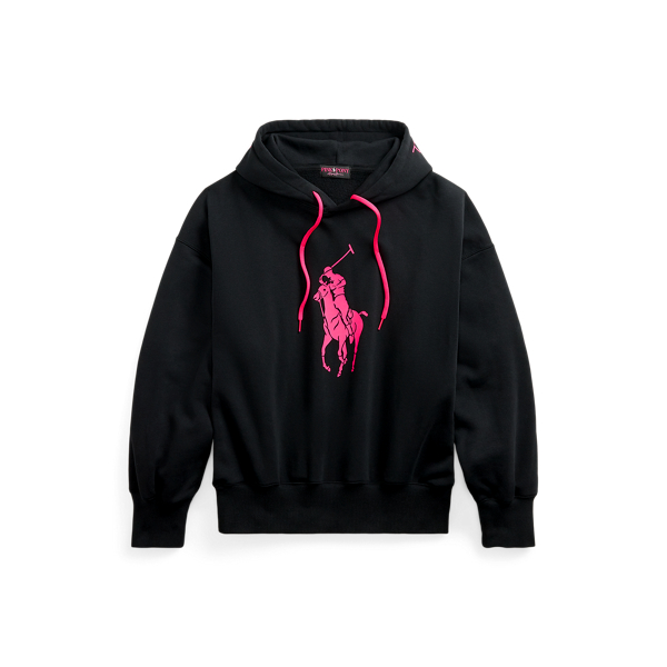 Mens polo fleece hoodie sale