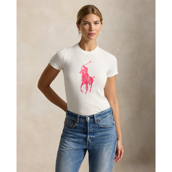 Pink Pony 純棉羅紋 T 恤