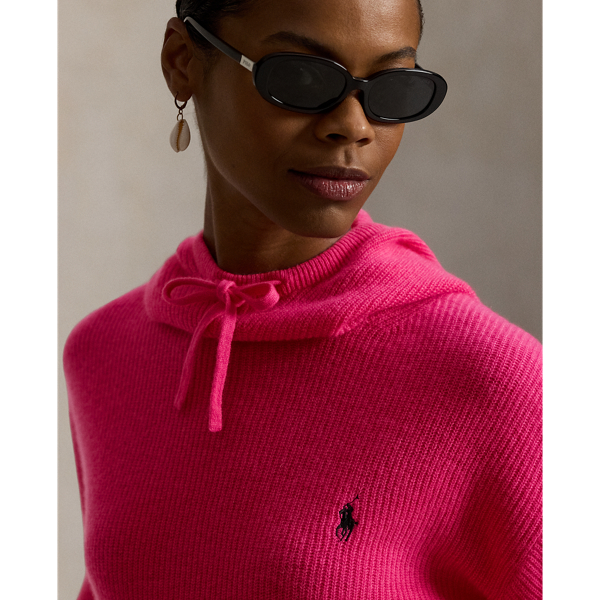 Pink Pony Washable Cashmere Hoodie