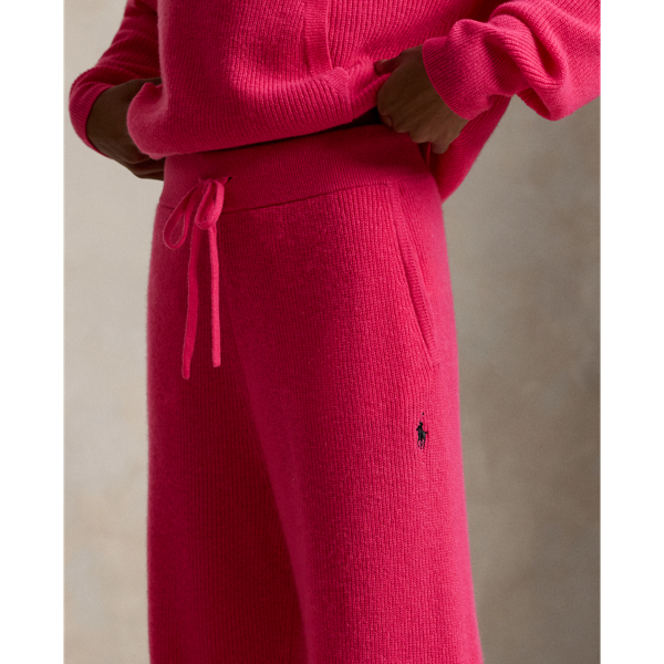 Wild Raspberry Pink Pony Washable Cashmere Pant Polo Ralph Lauren 6