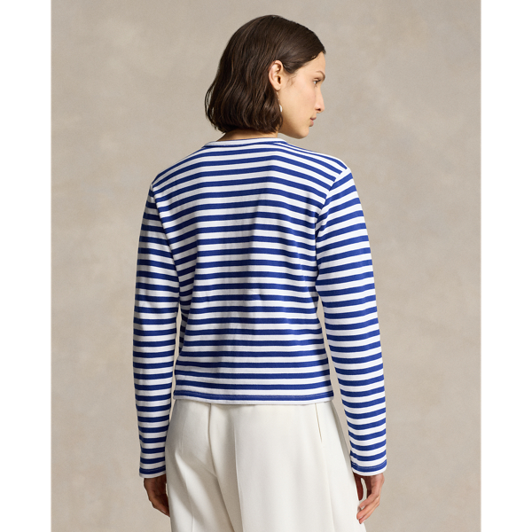 Striped French Terry Cardigan for Women | Ralph Lauren® PA