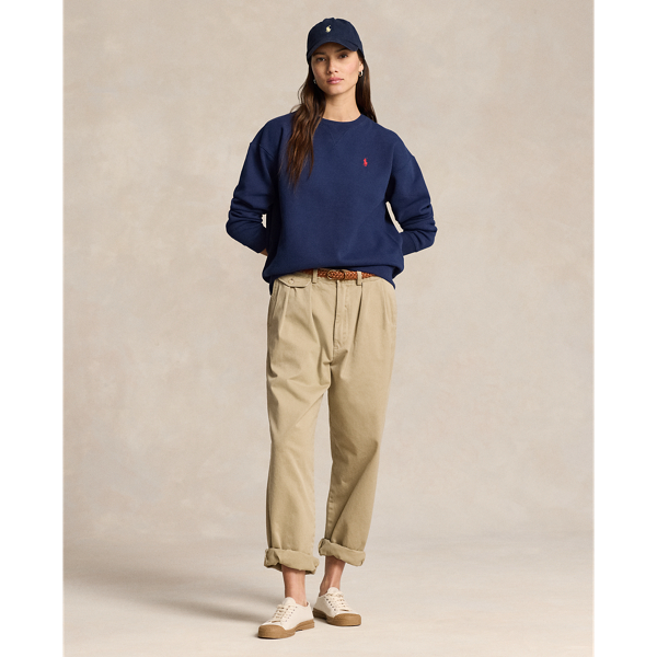 その他 Ralph Lauren FW25 CREW NECK FLEECE (211943006 004) Ralph Lauren Lauren Ralph Lauren Buttoned Placket Fleece