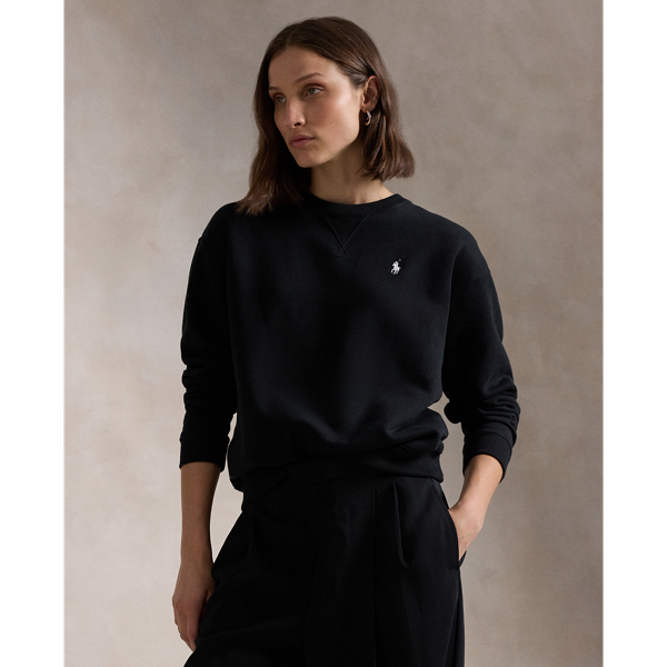 Black Fleece Crewneck Sweatshirt Polo Ralph Lauren for fall 1