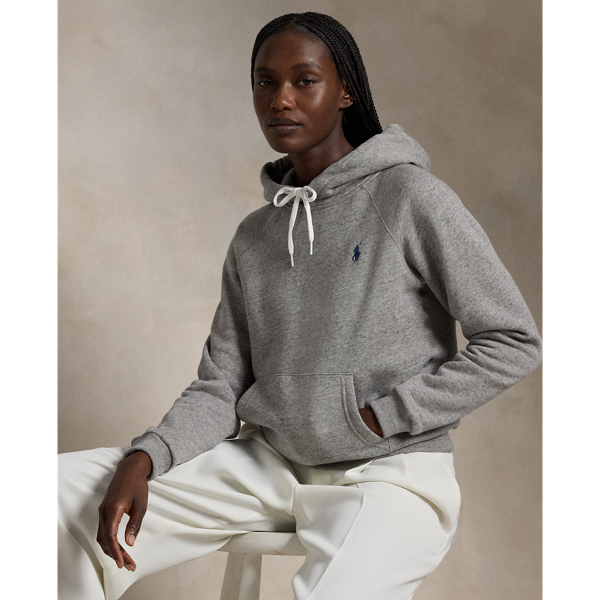 Ralph lauren grey hoodie womens sale