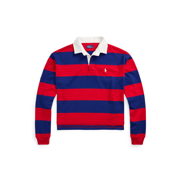 Vintage Polo outlets Ralph Lauren Custom Fit Red Rugby Shirt