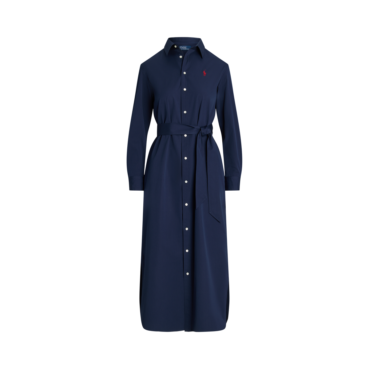 ★関税送料無料 RALPH Belted Cotton Midi Shirtdress Belted Cotton Midi Shirtdress