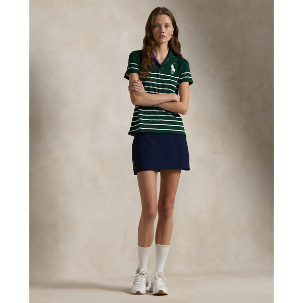 売れ筋商品|||ラルフローレン Tシャツ レディース トップス WIMBLEDON TAILORED FIT GREENSPERSON POLO - Polo shirt - northwest pine/ceramic white Wimbledon Tailored Fit Greensperson Polo for Women | Ralph