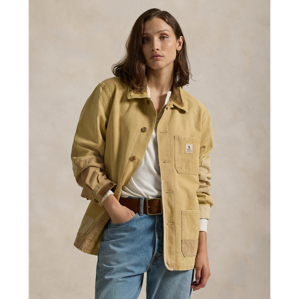 Patchwork Chore Jacket for Women Ralph Lauren PA