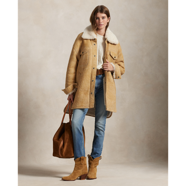 Shearling Utility Jacket for Women Ralph Lauren CH