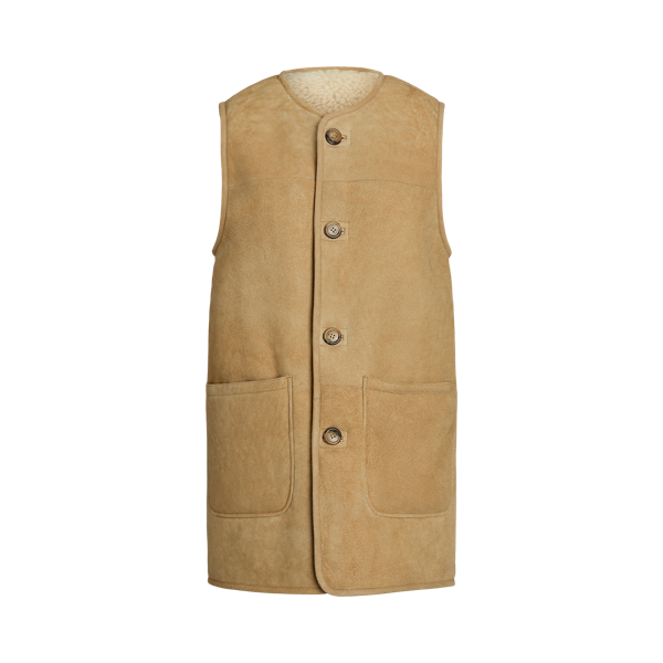 Reversible Shearling Vest