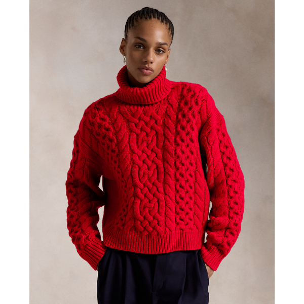 Women s Red Jumpers Cardigans Ralph Lauren UK