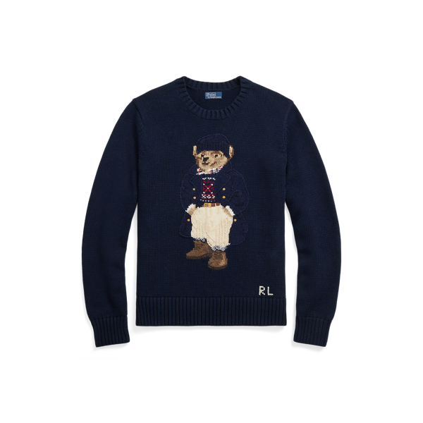 Tuxedo Bear Wool Sweater