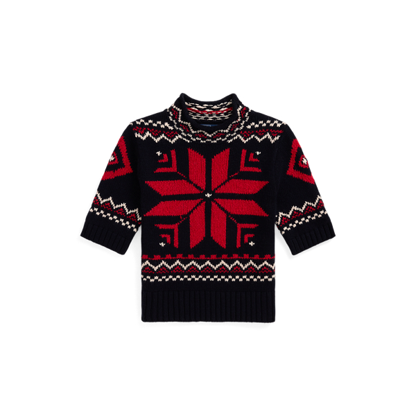 Ralph Lauren selling Womens Snowflake Knit Sweater