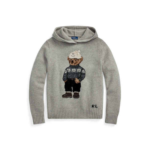 Grey shops teddy sweater