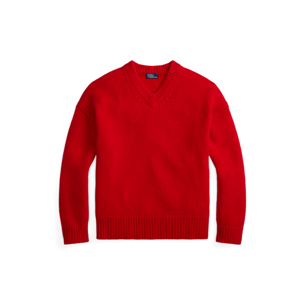 Kaschmirpullover mit hohem V-Ausschnitt Polo Ralph Lauren in 1