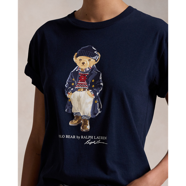 Polo ralph lauren teddy bear t shirt deals