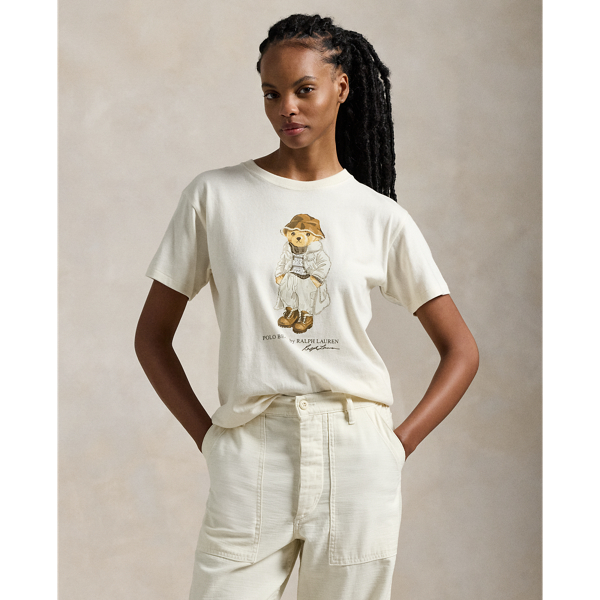 Ralph lauren polo bear t shirt women's best sale