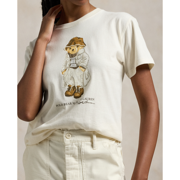 Ralph lauren bear shirt women's hotsell