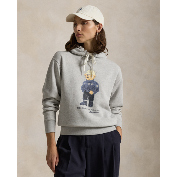 Ralph lauren grey hoodie womens on sale