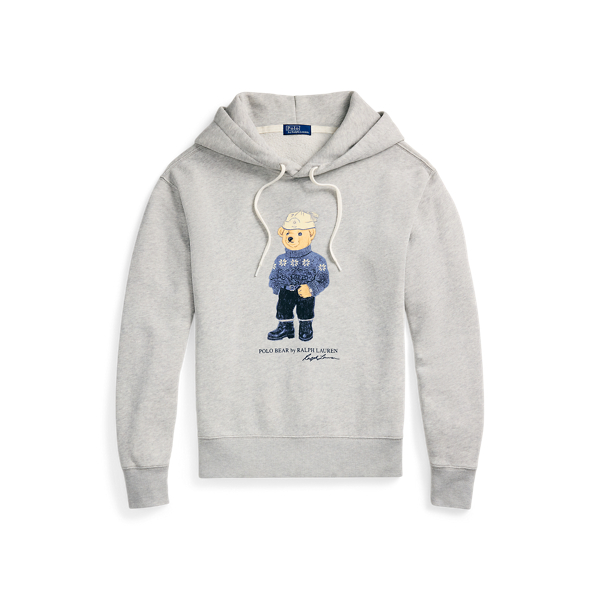 パーカー・フーディ POLO RALPH LAUREN Polo Bear Fleece Hoodie Grey MNPOKNI168235 Polo Bear Fleece Hoodie for Women | Ralph Lauren® CO
