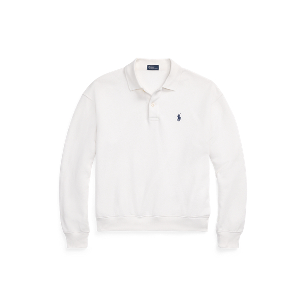 Polo Collar Fleece Pullover