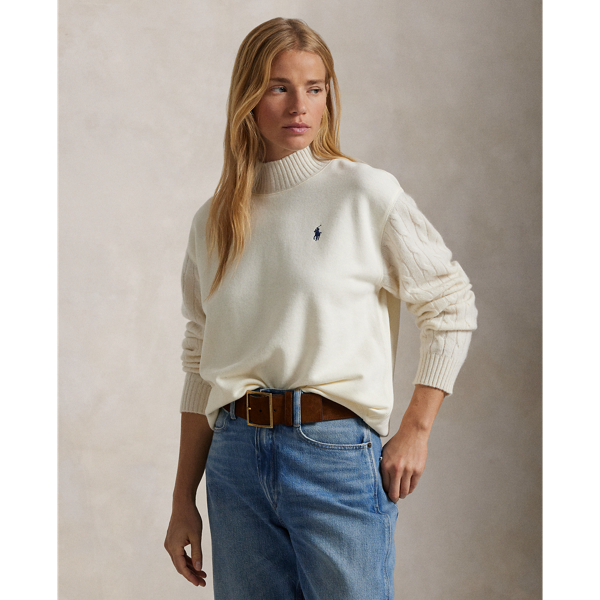 Polo ralph lauren mock neck sweater online