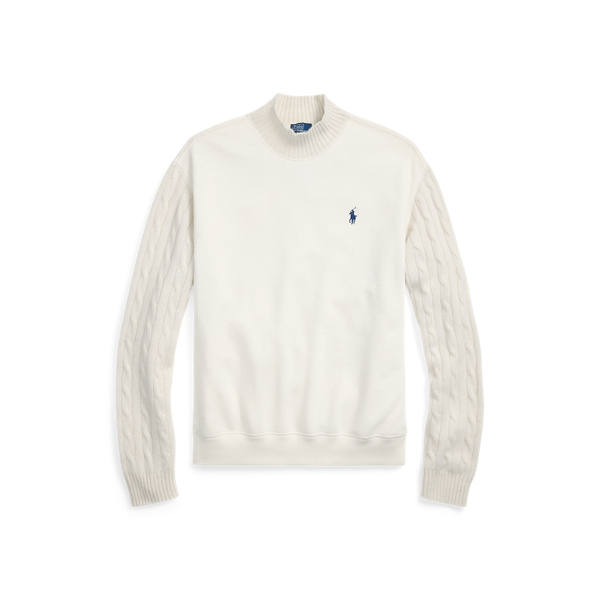 Polo ralph lauren mock neck sweater hotsell