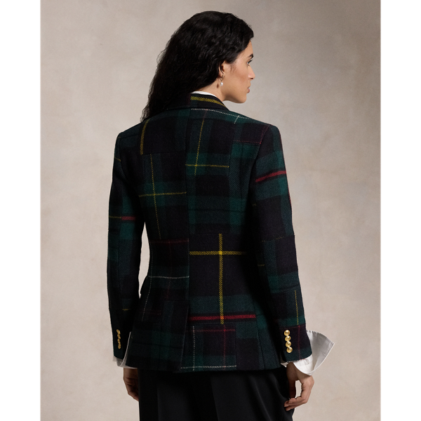 Ralph lauren tartan blazer best sale