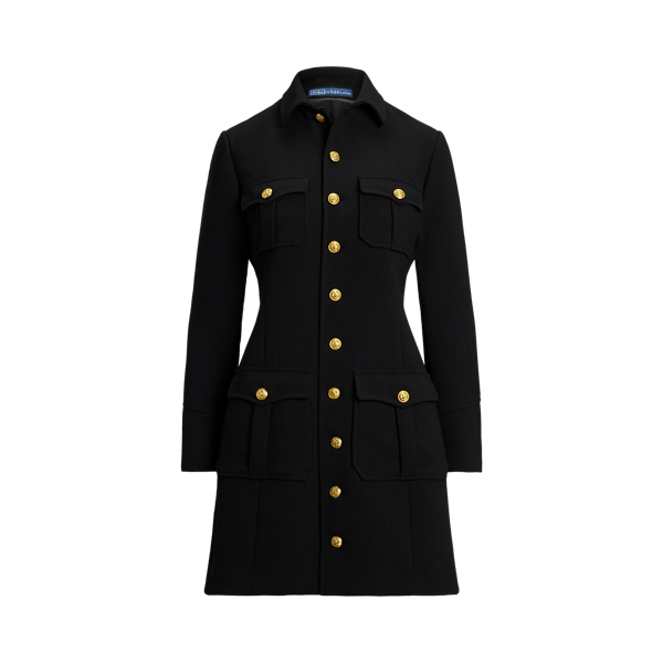 Wool insulated 3 button coat selling