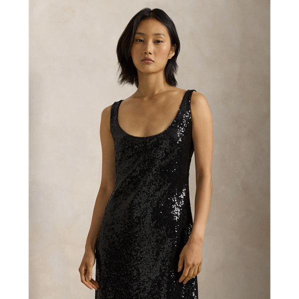 Ralph lauren sequin gown best sale