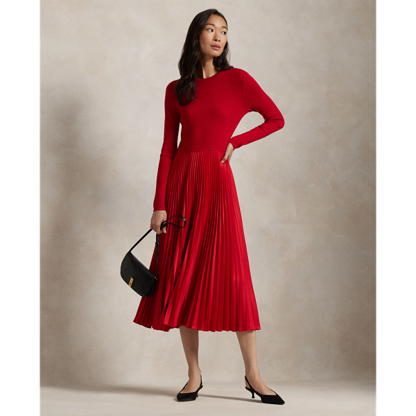 Red dress ralph lauren on sale